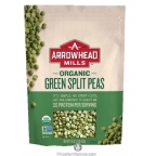 Arrowhead Mills Kosher Organic Green Split Peas 6 Pack 16 OZ